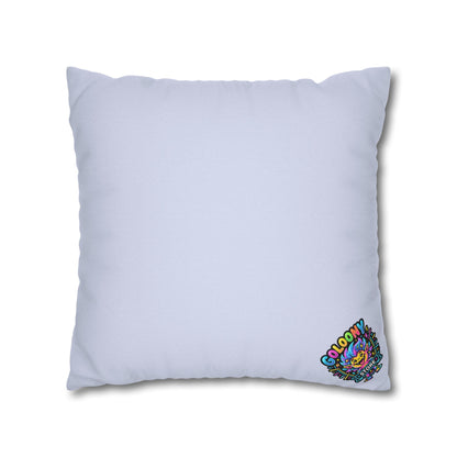 Cute Dreamer Throw Pillow — Colorful Sleeping Design