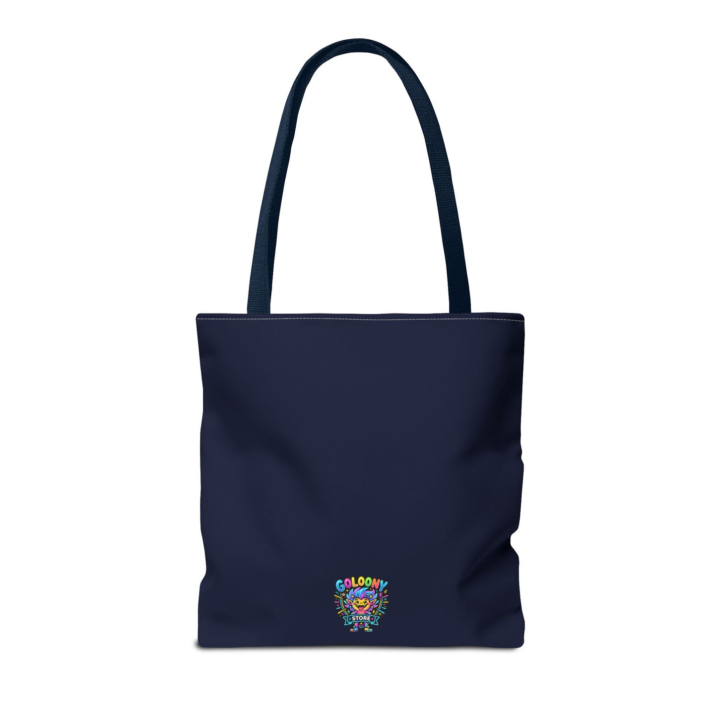 Neon Electric Tote Bag - Colorful Cartoon AOP Shoulder Bag