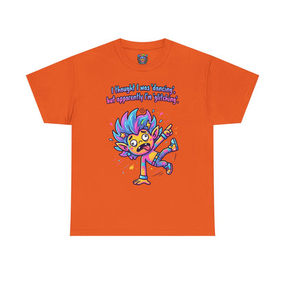 Glitching T-Shirt — Funny Colorful Cartoon Tee