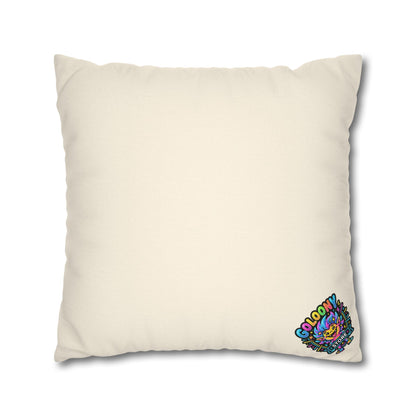 Energy-Saving Mode Decorative Pillow — Cute Tired Design