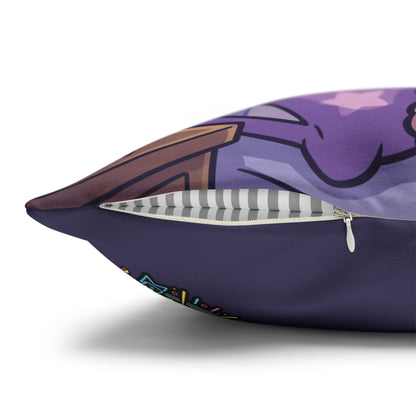 Star-Hair Sleeping Pillowcase — "Recharging My Hair Stars" Decorative Throw Pillow