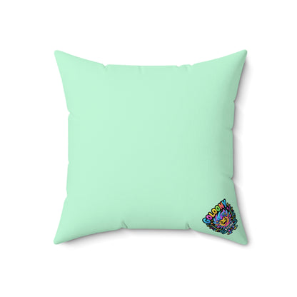 Highly Textured Decorative Pillow — Funny Accent Cushion
