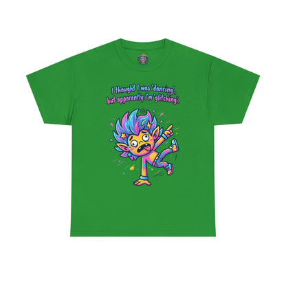 Glitching T-Shirt — Funny Colorful Cartoon Tee