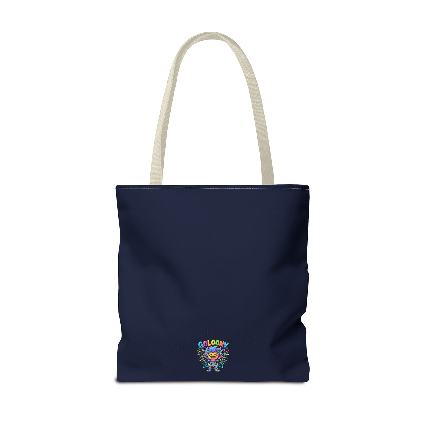 Neon Electric Tote Bag - Colorful Cartoon AOP Shoulder Bag
