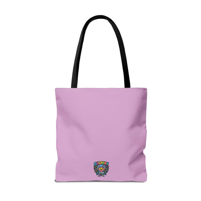 Lightning Pink Tote Bag — Cute Rainbow Cartoon Character AOP Tote
