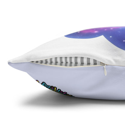 Cute Dreamer Throw Pillow — Colorful Sleeping Design