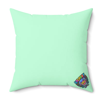 Highly Textured Decorative Pillow — Funny Accent Cushion