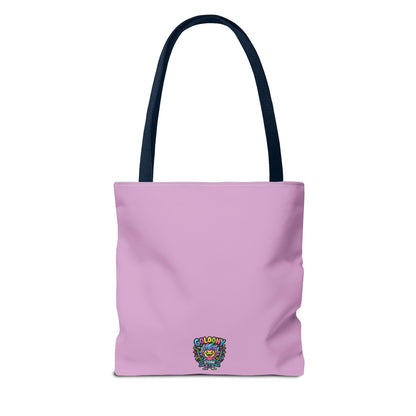 Lightning Pink Tote Bag — Cute Rainbow Cartoon Character AOP Tote