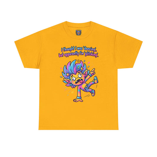 Glitching T-Shirt — Funny Colorful Cartoon Tee