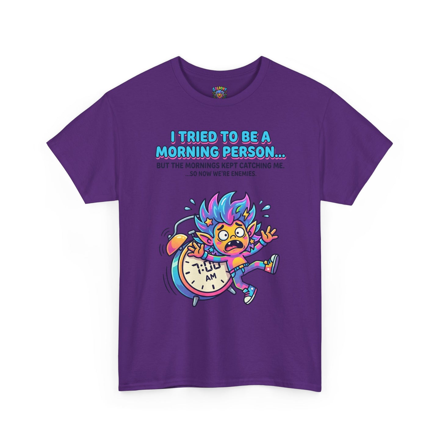 Morning Funny T‑Shirt — "I Tried To Be A Morning Person..." Graphic Tee