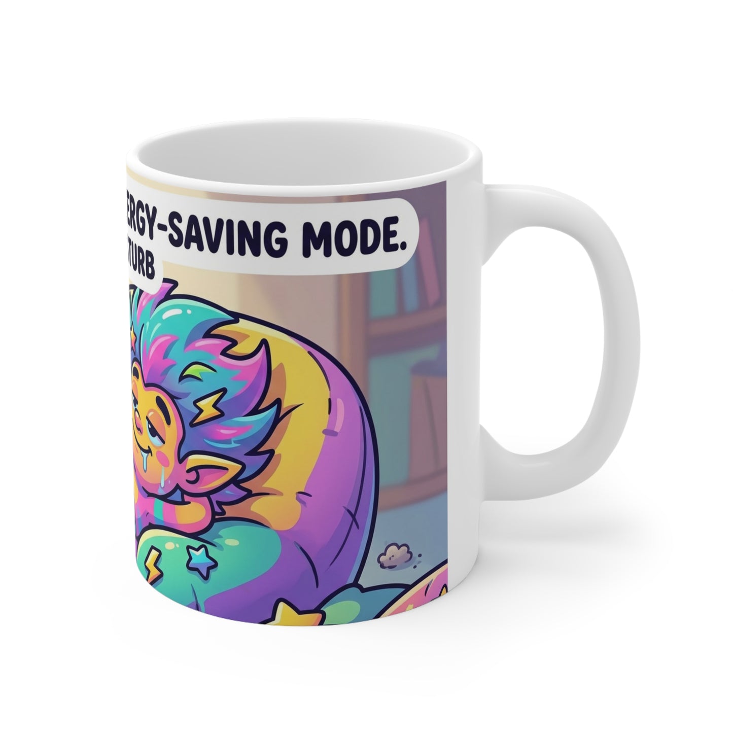 Coffee Mug - "I'm Not Lazy, I'm On Energy-Saving Mode" Cute Relaxing Mug