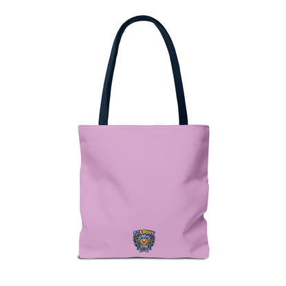 Lightning Pink Tote Bag — Cute Rainbow Cartoon Character AOP Tote