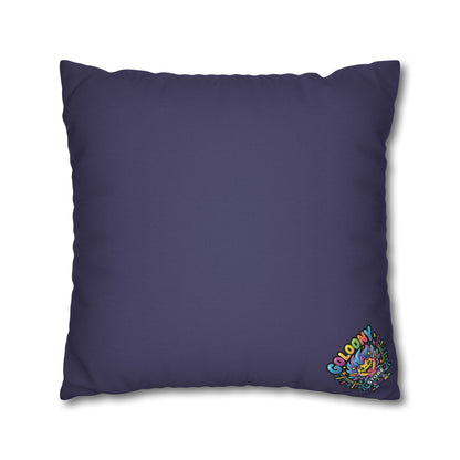 Star-Hair Sleeping Pillowcase — "Recharging My Hair Stars" Decorative Throw Pillow