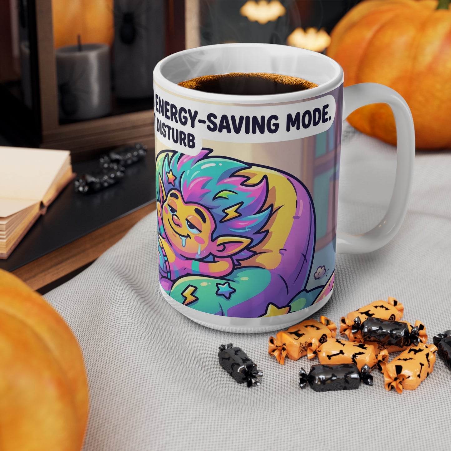 Coffee Mug - "I'm Not Lazy, I'm On Energy-Saving Mode" Cute Relaxing Mug