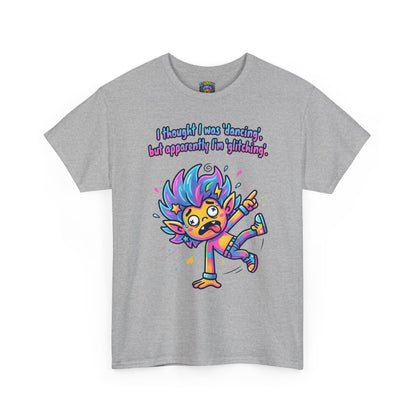 Glitching T-Shirt — Funny Colorful Cartoon Tee