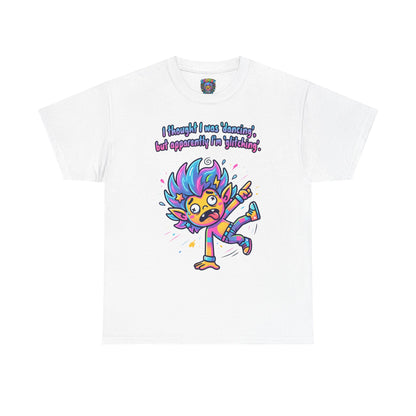 Glitching T-Shirt — Funny Colorful Cartoon Tee