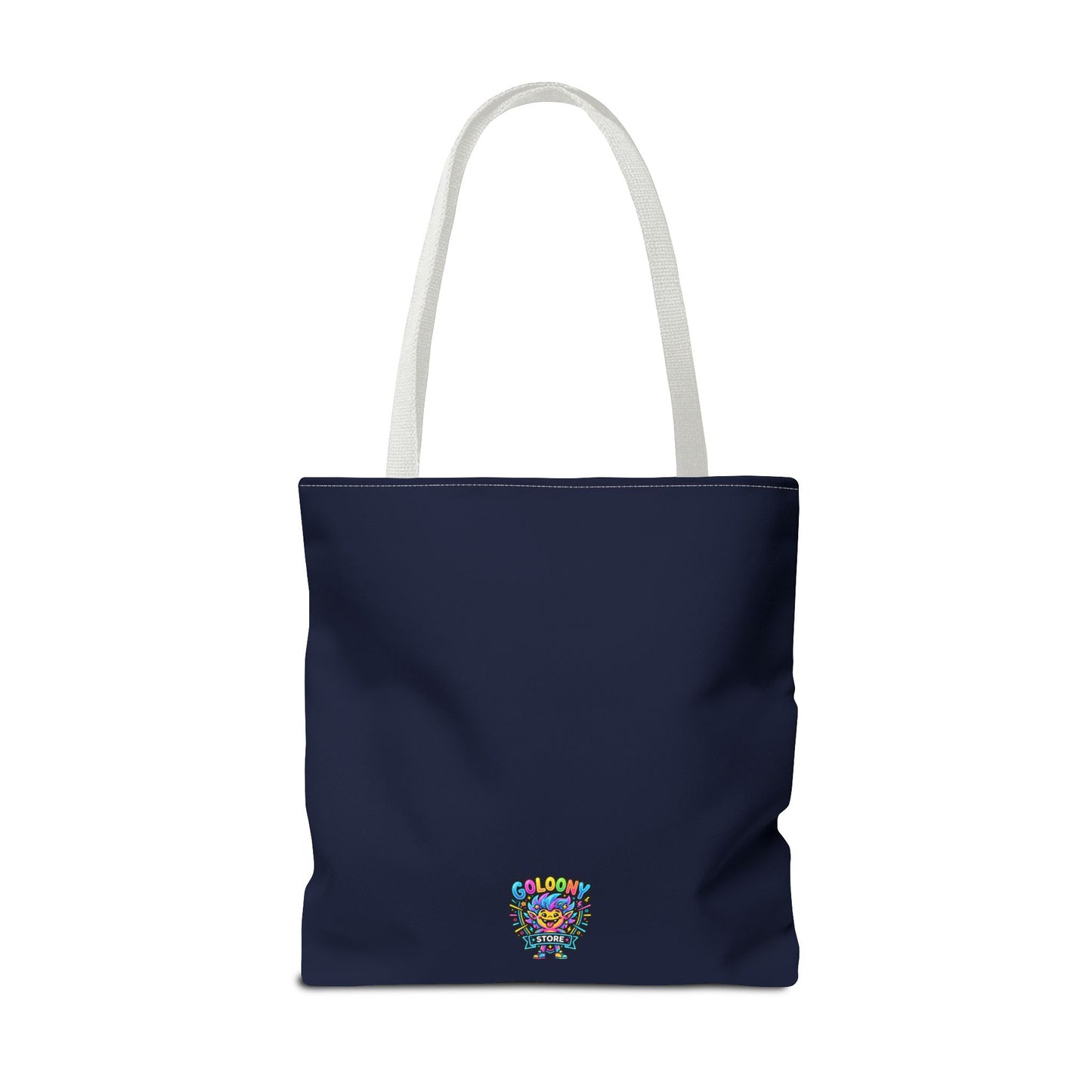 Neon Electric Tote Bag - Colorful Cartoon AOP Shoulder Bag