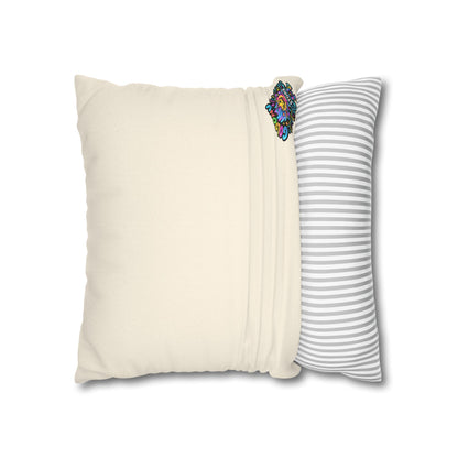 Energy-Saving Mode Decorative Pillow — Cute Tired Design