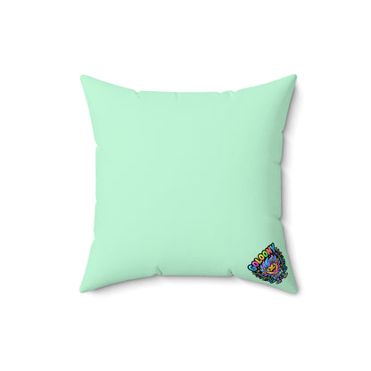 Highly Textured Decorative Pillow — Funny Accent Cushion