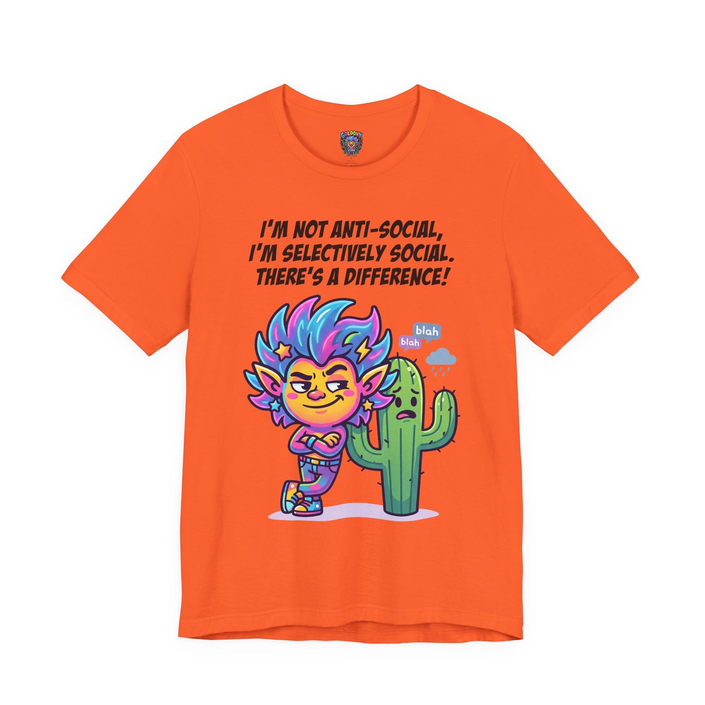 Selective Social T‑Shirt — Cute "I’m Not Anti‑Social, I’m Selectively Social" Tee