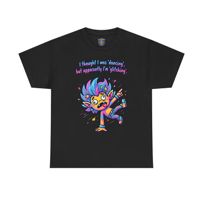 Glitching T-Shirt — Funny Colorful Cartoon Tee