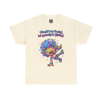 Glitching T-Shirt — Funny Colorful Cartoon Tee