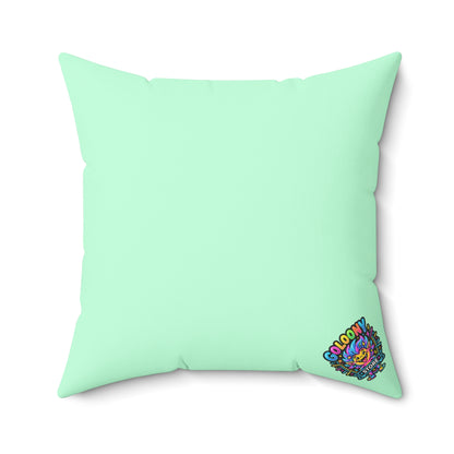 Highly Textured Decorative Pillow — Funny Accent Cushion