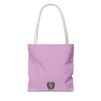 Lightning Pink Tote Bag — Cute Rainbow Cartoon Character AOP Tote