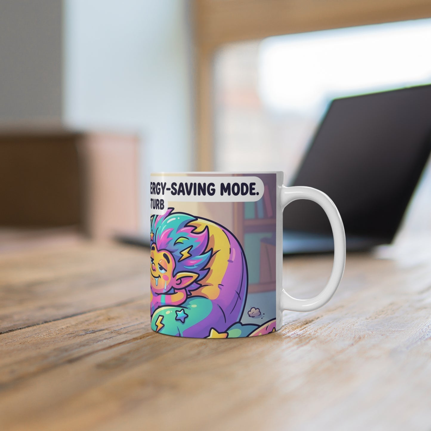 Coffee Mug - "I'm Not Lazy, I'm On Energy-Saving Mode" Cute Relaxing Mug