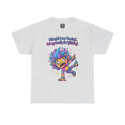 Glitching T-Shirt — Funny Colorful Cartoon Tee