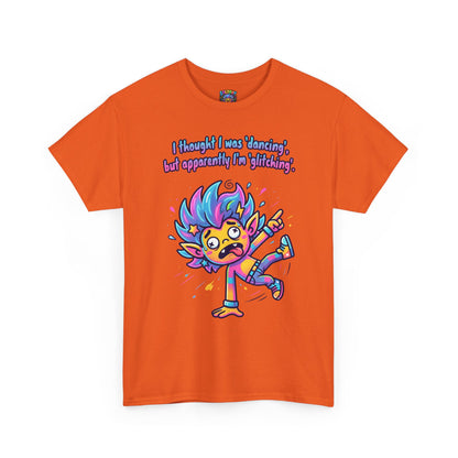 Glitching T-Shirt — Funny Colorful Cartoon Tee